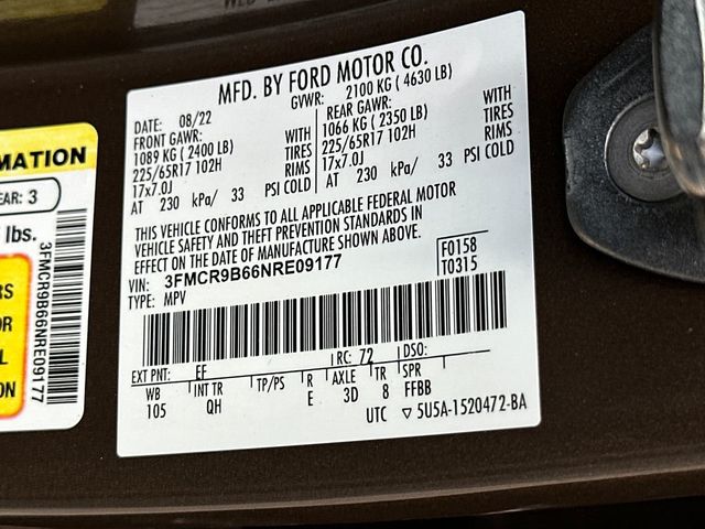 2022 Ford Bronco Sport Big Bend 4x4 - 22955961 - 21