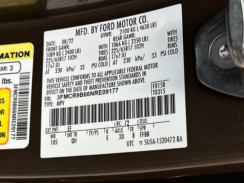 2022 Ford Bronco Sport Big Bend 4x4 - 22955961 - 21