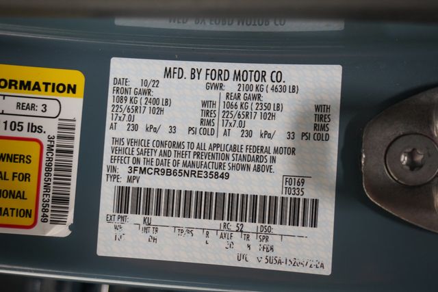 2022 Ford Bronco Sport Big Bend 4x4 - 23023638 - 25