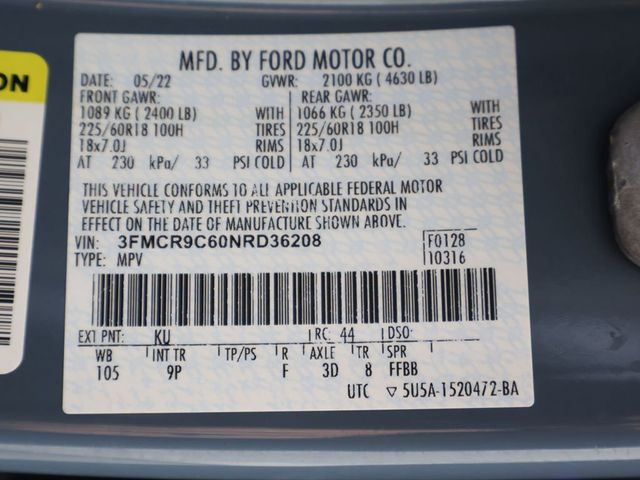 2022 Ford Bronco Sport Outer Banks 4x4 - 23043942 - 52