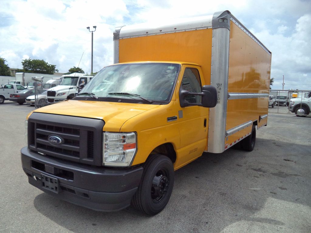 2022 Ford E350 Cutaway w/ 16ft Box Truck Dry Cargo Truck & Aluminum Ramp - 23038227 - 1