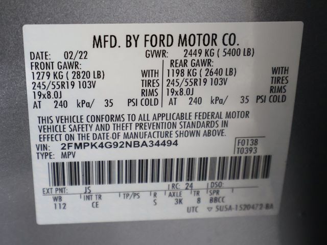 2022 Ford Edge SE AWD - 22938977 - 45