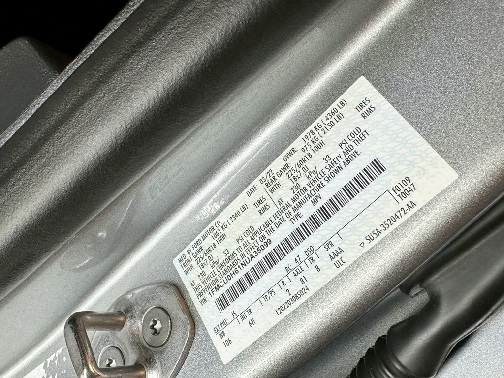 2022 Ford Escape SEL FWD - 23057560 - 41