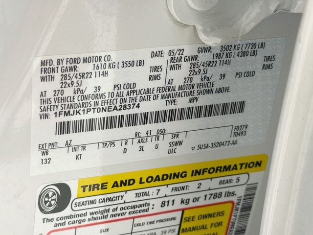 2022 Ford Expedition Max King Ranch 4x4 - 23086654 - 36
