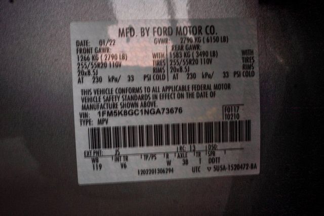 2022 Ford Explorer ST 4WD - 22929808 - 29