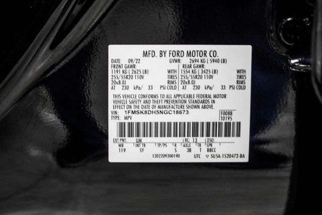 2022 Ford Explorer XLT 4WD - 23006539 - 38