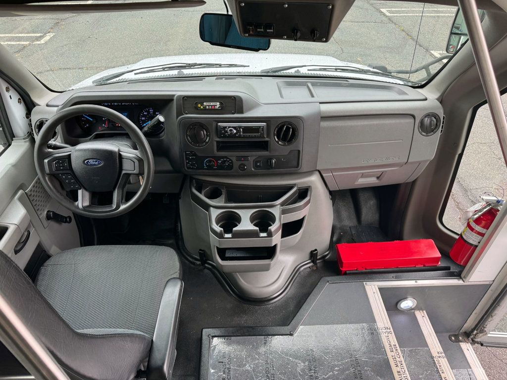 2022 Ford E-350 Cutaway Non-CDL Wheelchair Shuttle Bus For Adults Seniors Church & Handicapped Transportation - 22917747 - 23