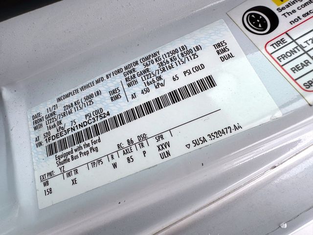 2022 Ford E-350 Cutaway Non-CDL Wheelchair Shuttle Bus For Adults Seniors Church & Handicapped Transportation - 22917747 - 40