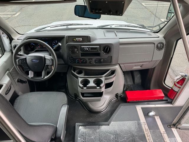 2022 Ford E-350 Non-CDL Wheelchair Shuttle Bus Reconditioned For Adults Seniors Church & Handicapped Transportation - 22917747 - 23