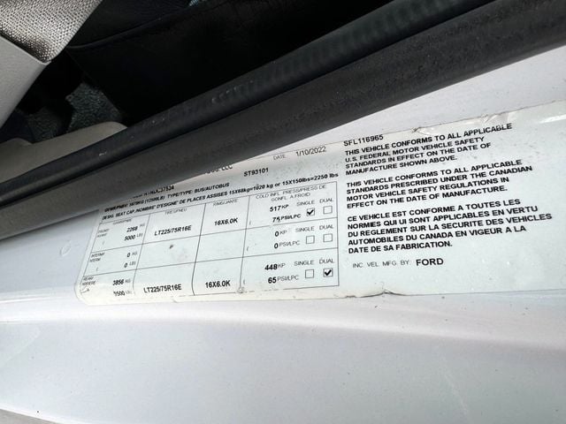 2022 Ford E-350 Non-CDL Wheelchair Shuttle Bus Reconditioned For Adults Seniors Church & Handicapped Transportation - 22917747 - 42