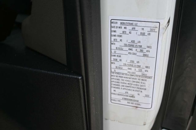 2022 Ford E-Transit T350 XL 148WB Medium Roof Handicap Mobility Van - 22993300 - 33