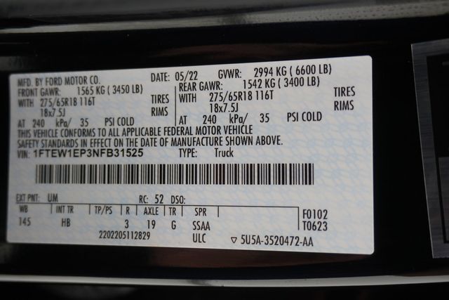 2022 Ford F-150  - 22995172 - 31