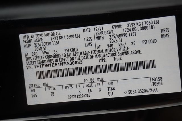 2022 Ford F-150  - 23006097 - 36