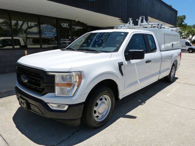 2022 Ford F-150 5.0L V8 GAS*"KNAPHEIDE" TOPPER WITH DUAL DROP-DOWN LADDER RACK!! - 23057359 - 1