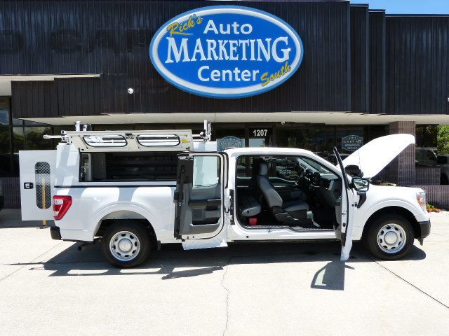 2022 Ford F-150 5.0L V8 GAS*"KNAPHEIDE" TOPPER WITH DUAL DROP-DOWN LADDER RACK!! - 23057359 - 28