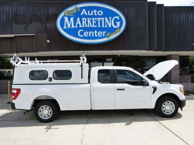 2022 Ford F-150 5.0L V8 GAS*"KNAPHEIDE" TOPPER WITH DUAL DROP-DOWN LADDER RACK!! - 23078253 - 27