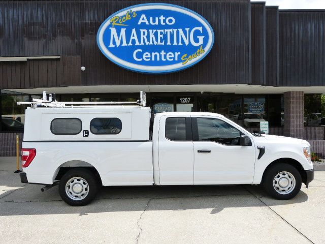 2022 Ford F-150 5.0L V8 GAS*"KNAPHEIDE" TOPPER WITH DUAL DROP-DOWN LADDER RACK!! - 23078253 - 3