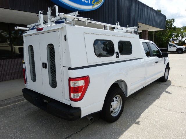 2022 Ford F-150 5.0L V8 GAS*"KNAPHEIDE" TOPPER WITH DUAL DROP-DOWN LADDER RACK!! - 23078253 - 4