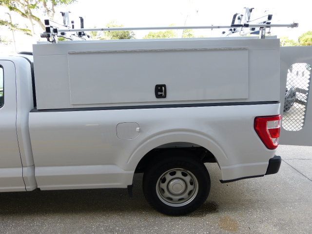 2022 Ford F-150 5.0L V8 GAS*"KNAPHEIDE" TOPPER WITH DUAL DROP-DOWN LADDER RACK!! - 23082870 - 17