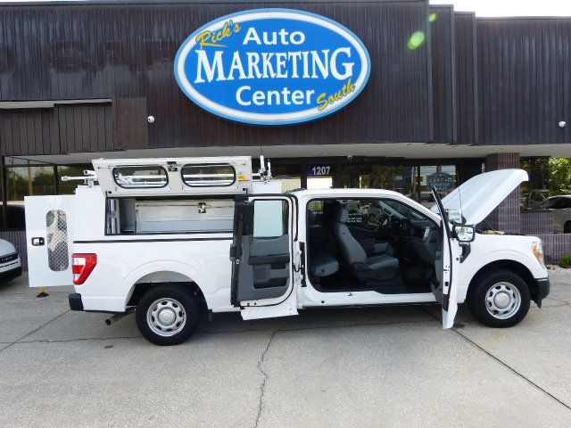 2022 Ford F-150 5.0L V8 GAS*"KNAPHEIDE" TOPPER WITH DUAL DROP-DOWN LADDER RACK!! - 23082870 - 25