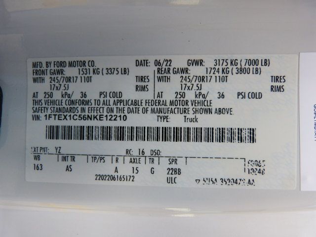2022 Ford F-150 5.0L V8 GAS*"KNAPHEIDE" TOPPER WITH DUAL DROP-DOWN LADDER RACK!! - 23082870 - 49