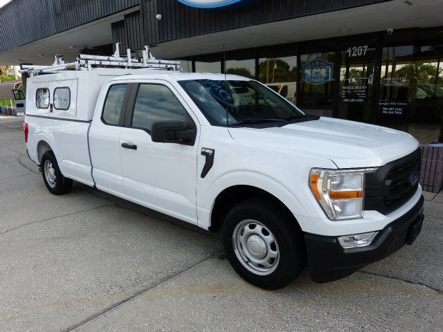 2022 Ford F-150 5.0L V8 GAS*"KNAPHEIDE" TOPPER WITH DUAL DROP-DOWN LADDER RACK!! - 23082870 - 5
