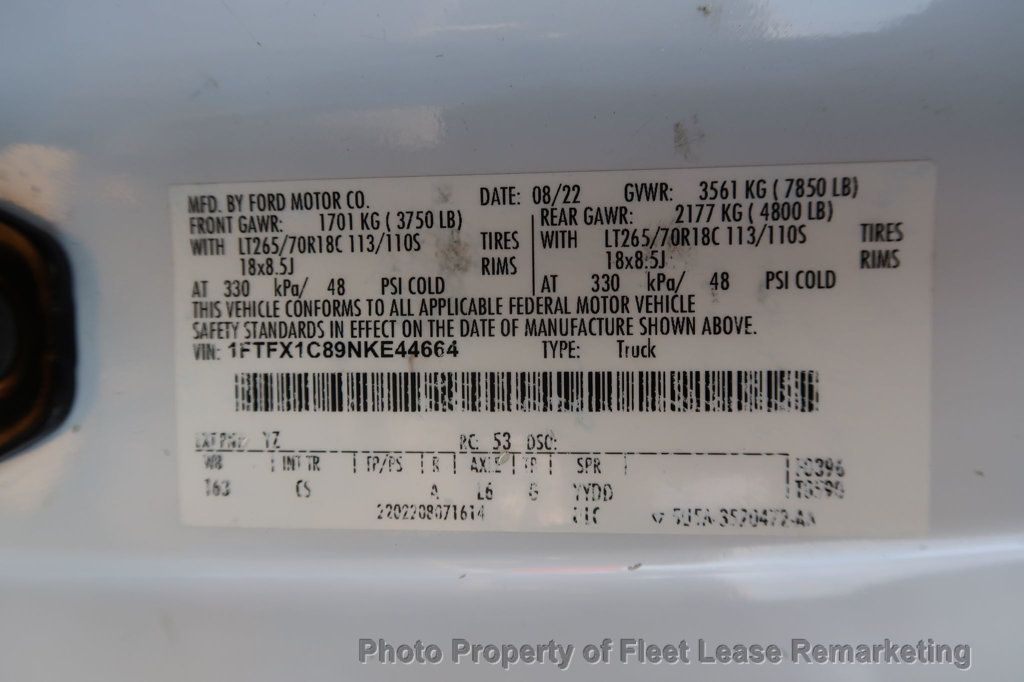 2022 Ford F-150 F150 2WD Supercab  8' Bed Shell Ladder Rack - 22964008 - 13