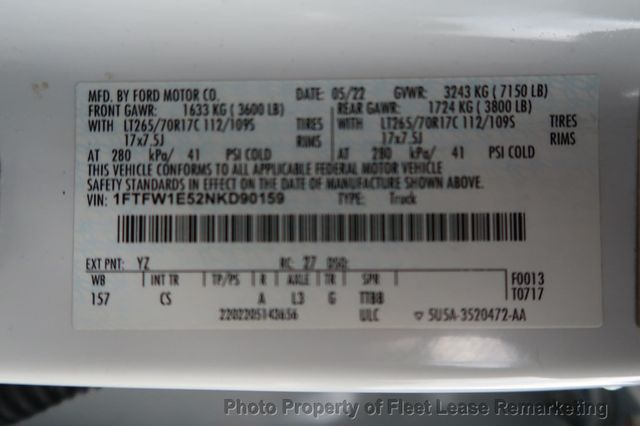 2022 Ford F-150 F150 4WD Supercrew 157" XL - 23024422 - 13