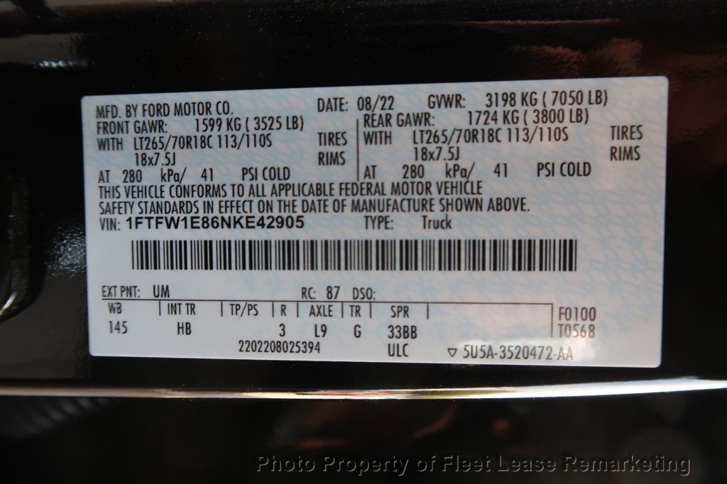 2022 Ford F-150 F150 4WD Supercrew SWB LARIAT - 23004597 - 13