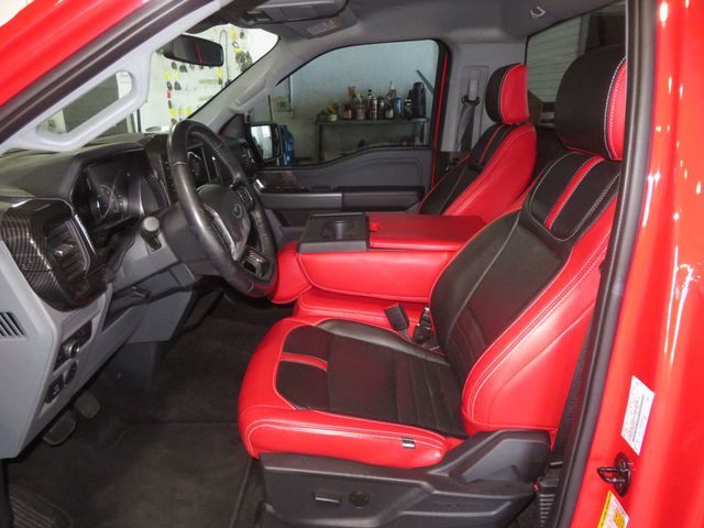 2022 Ford F-150 LOW MILES LOWERED WHIPPLE SUPERCHARGER 1OWNER CUSTOM INTERIOR  - 23036217 - 17