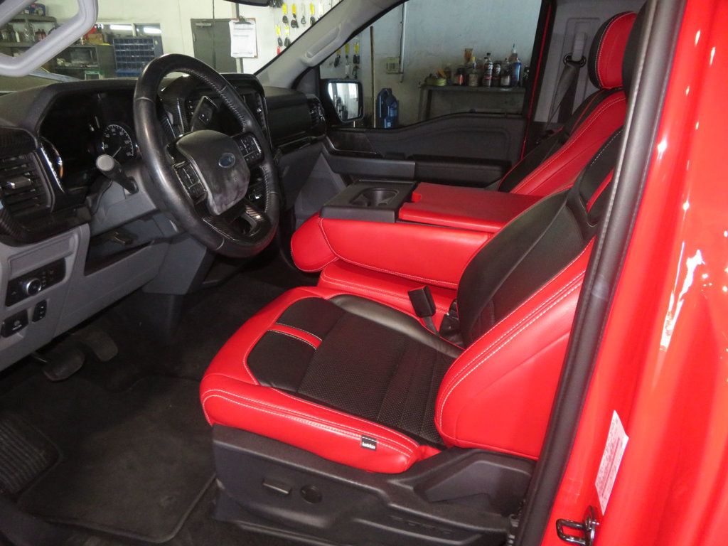 2022 Ford F-150 LOW MILES LOWERED WHIPPLE SUPERCHARGER 1OWNER CUSTOM INTERIOR  - 23036217 - 18