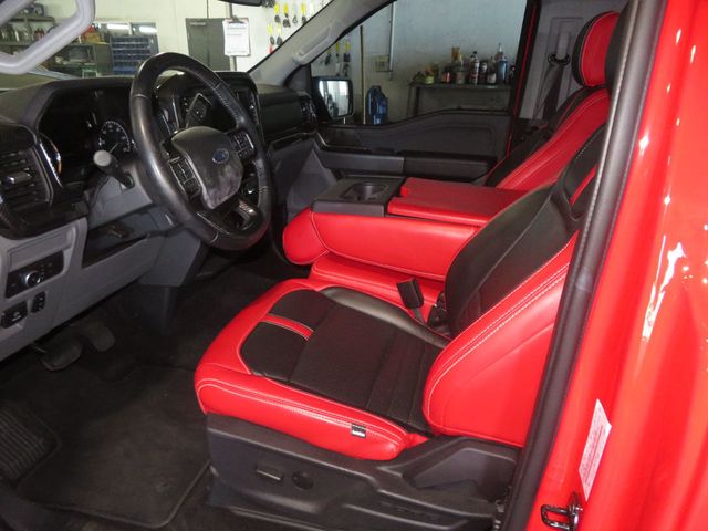2022 Ford F-150 LOW MILES LOWERED WHIPPLE SUPERCHARGER 1OWNER CUSTOM INTERIOR  - 23036217 - 18
