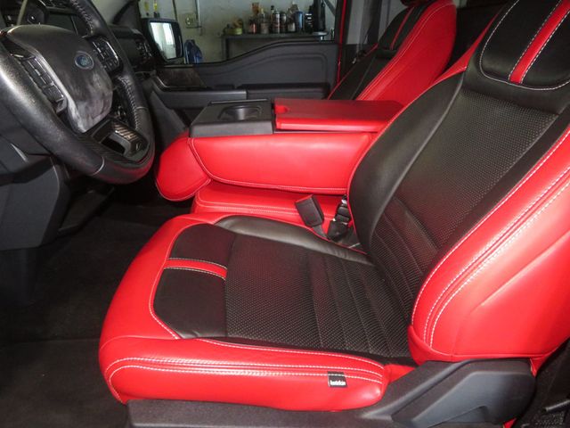 2022 Ford F-150 LOW MILES LOWERED WHIPPLE SUPERCHARGER 1OWNER CUSTOM INTERIOR  - 23036217 - 20