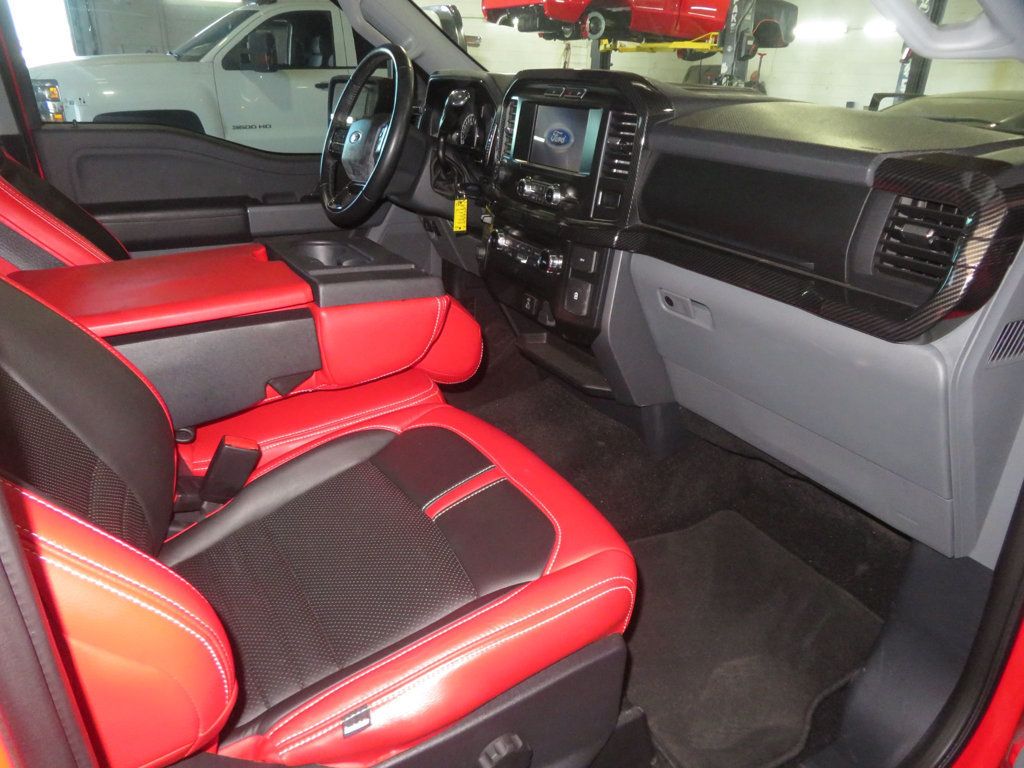 2022 Ford F-150 LOW MILES LOWERED WHIPPLE SUPERCHARGER 1OWNER CUSTOM INTERIOR  - 23036217 - 24
