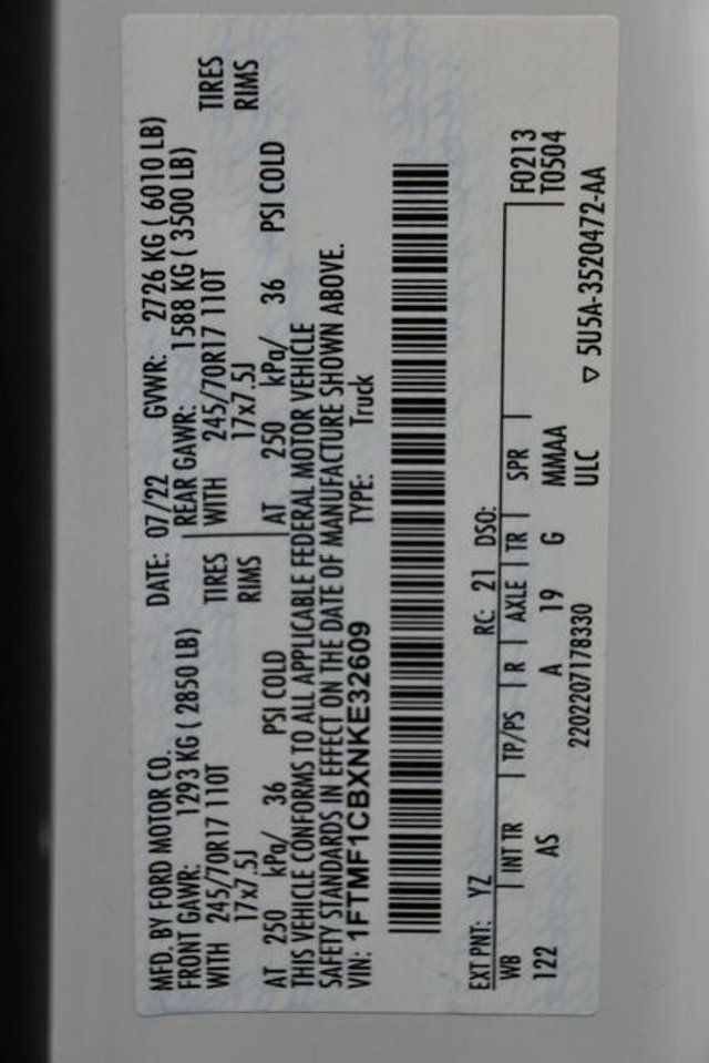 2022 Ford F-150 XL - 22971938 - 8