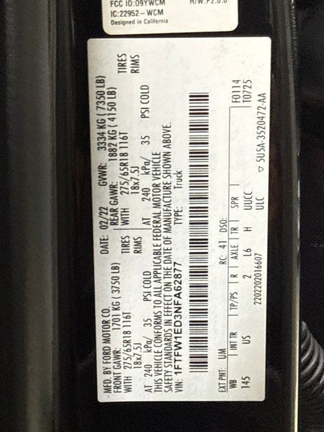 2022 Ford F-150 XLT - 23057613 - 36