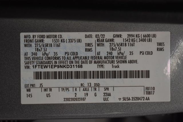 2022 Ford F-150 XLT - 22915804 - 33