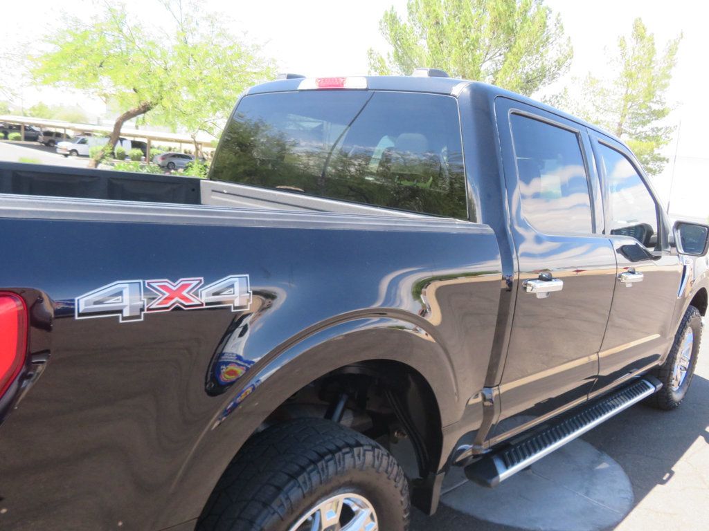 2022 Ford F-150 XLT SUPERCREW EXTRA  CLEAN 1OWNER 4X4 BLACK BEAUTY  - 23023592 - 9