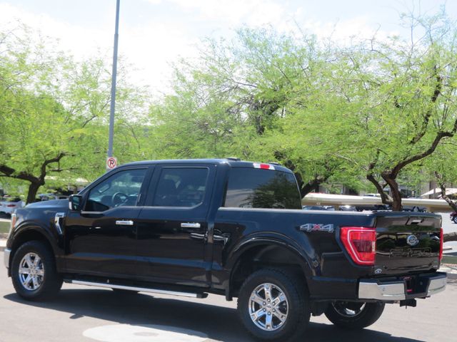 2022 Ford F-150 XLT SUPERCREW EXTRA  CLEAN 1OWNER 4X4 BLACK BEAUTY  - 23023592 - 4
