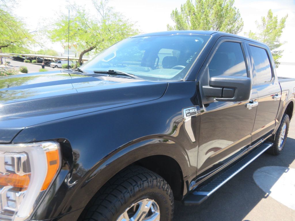 2022 Ford F-150 XLT SUPERCREW EXTRA  CLEAN 1OWNER 4X4 BLACK BEAUTY  - 23023592 - 7