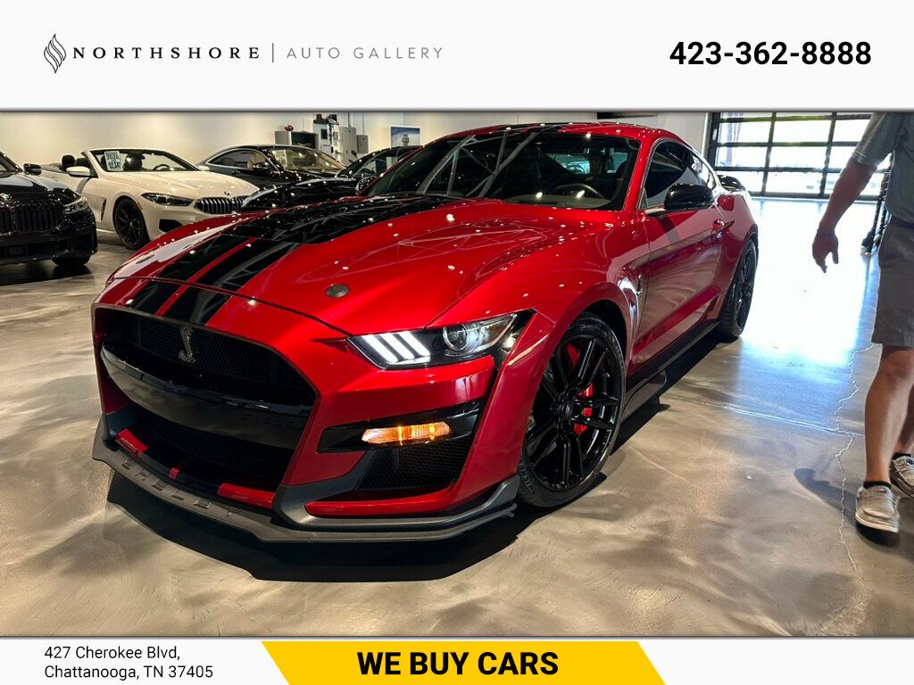 2022 Ford Mustang GT500/TechnolgyPkg/HandlingPkg/Htd&CldSeats/NAV/BlindSpotMonitor - 22574113 - 0