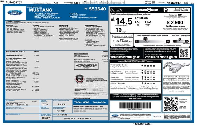 2022 Ford Mustang Mach 1 Fastback - 22955216 - 8