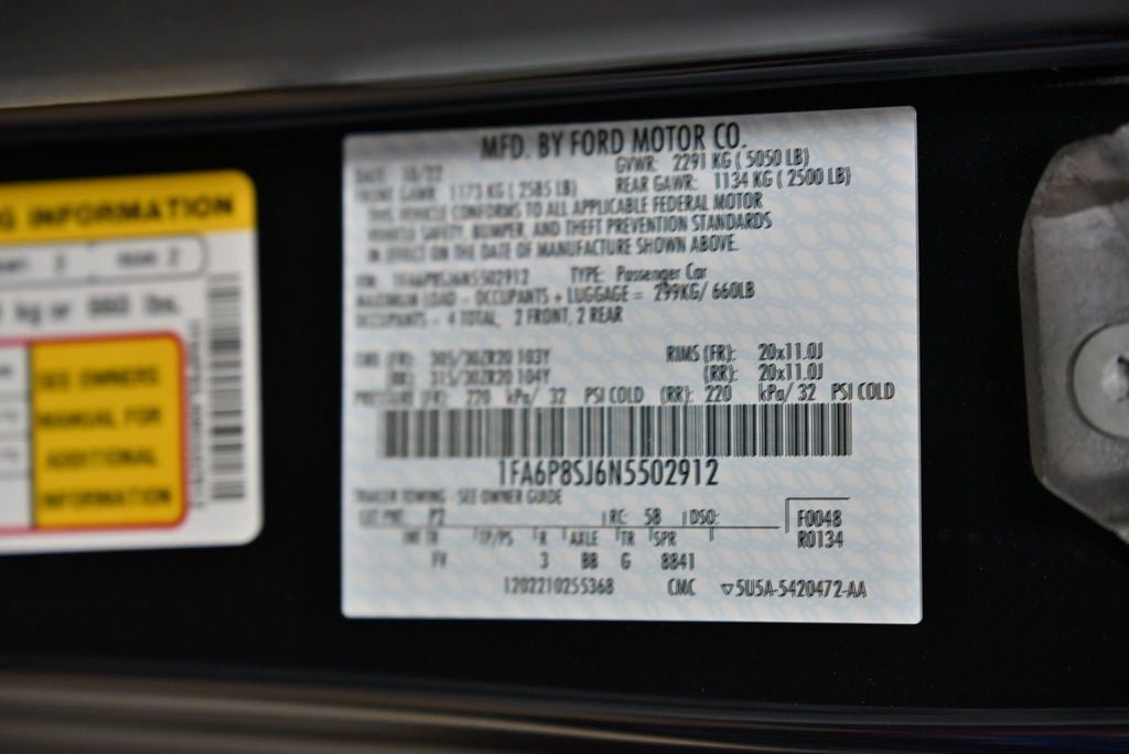 2022 Ford Mustang Shelby GT500 Fastback - 22957812 - 68