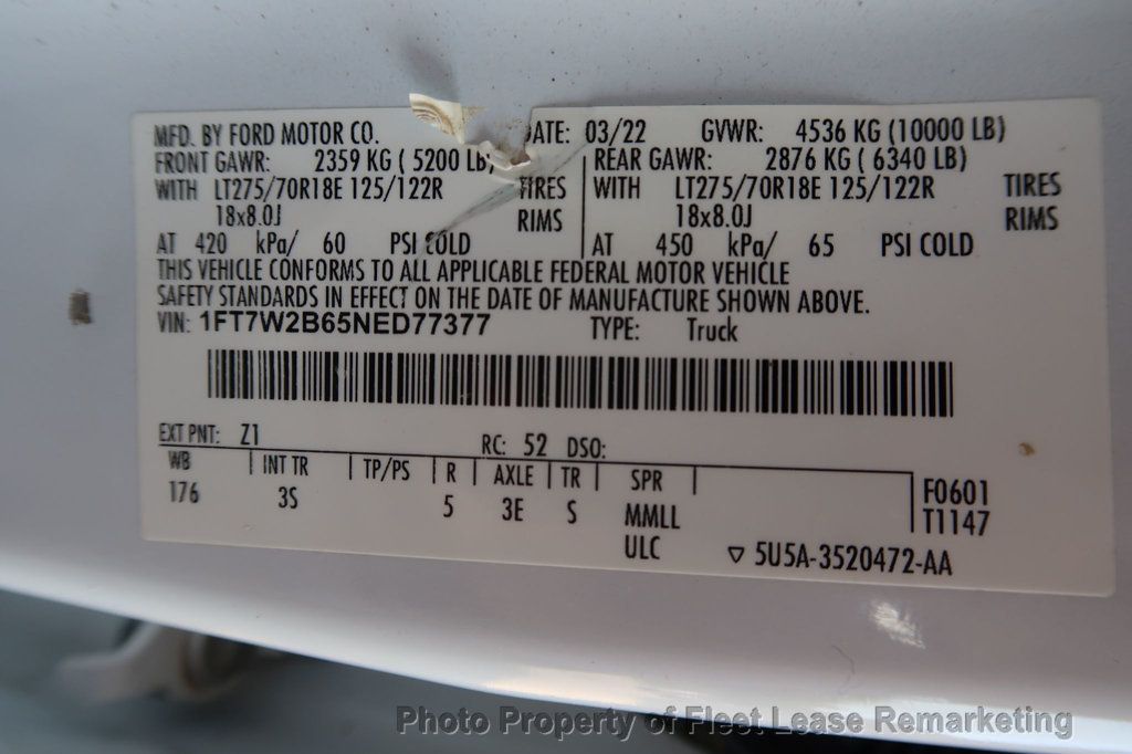 2022 Ford Super Duty F-250 SRW F250SD 4WD Crew Cab LWB - 23067048 - 13