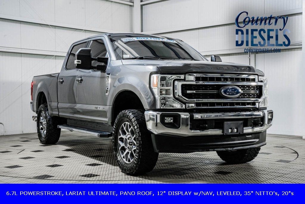 2022 Ford Super Duty F-250 SRW Lariat Ultimate FX4 Leveled - 22707289 - 0