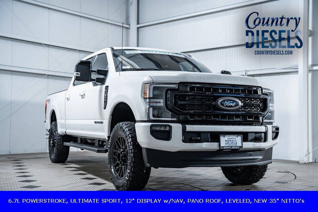 2022 Ford Super Duty F-250 SRW Lariat Ultimate Sport FX4 Leveled - 22717167 - 0