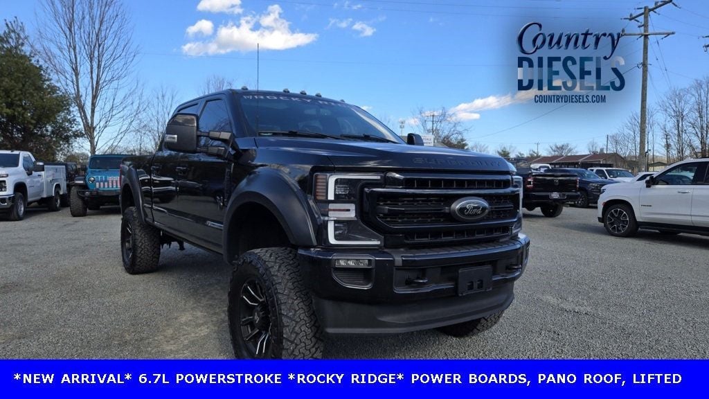 2022 Ford Super Duty F-250 SRW Lariat Ultimate Sport *ROCKY RIDGE* Lifted FX4 - 22778870 - 0