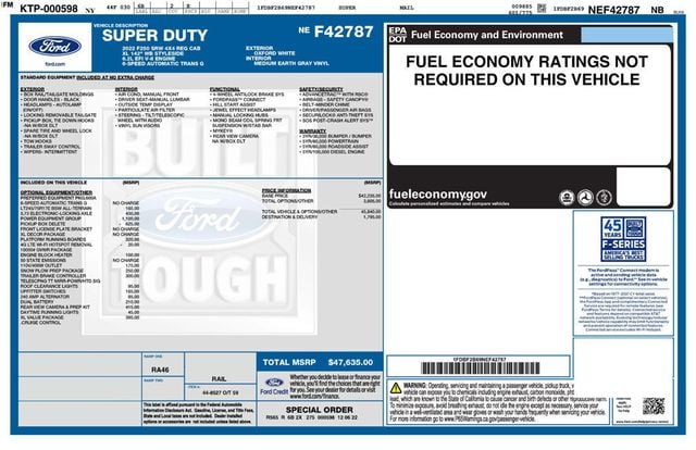 2022 Ford Super Duty F-250 SRW XL 4WD Reg Cab 8' Box - 22974373 - 14