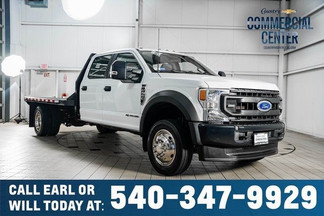 2022 Ford Super Duty F-550 DRW F550 CREW 4X4 * 6.7 POWERSTROKE * 11' FLATBED * 1 OWNER - 22342765 - 0