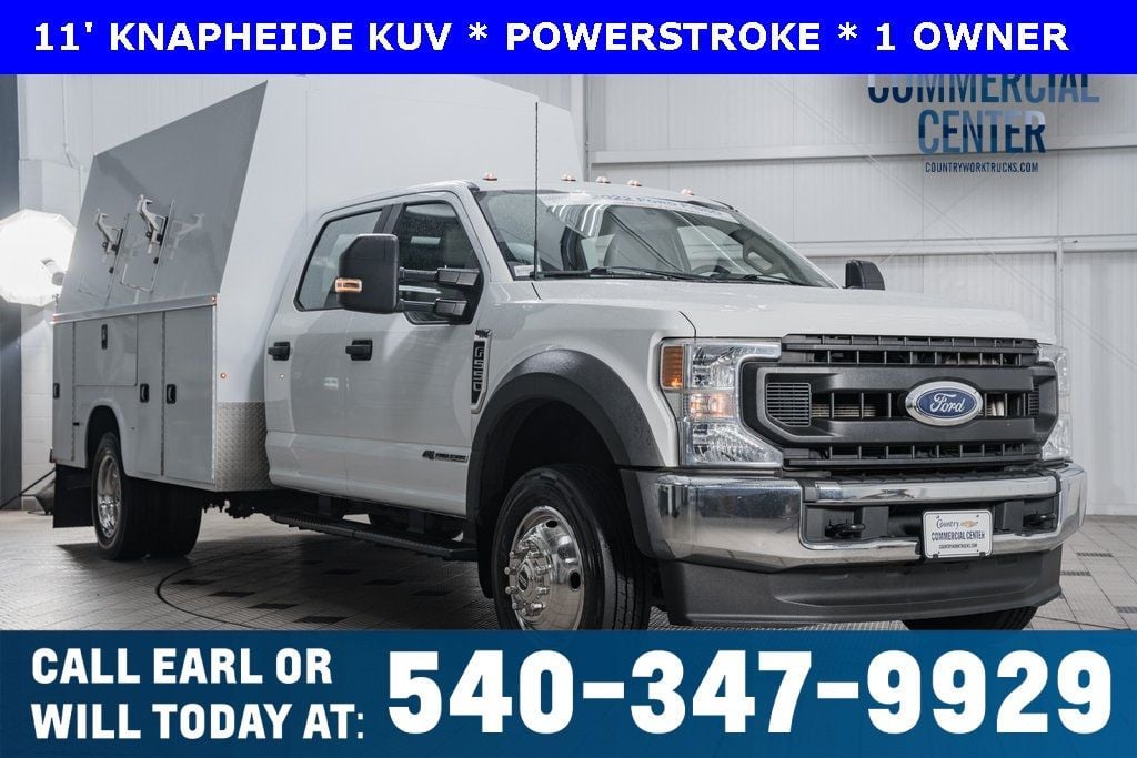 2022 Ford Super Duty F-550 DRW F550 CREW 4X4 * 6.7 POWERSTROKE * 11' KUV * 1 OWNER - 22655129 - 0